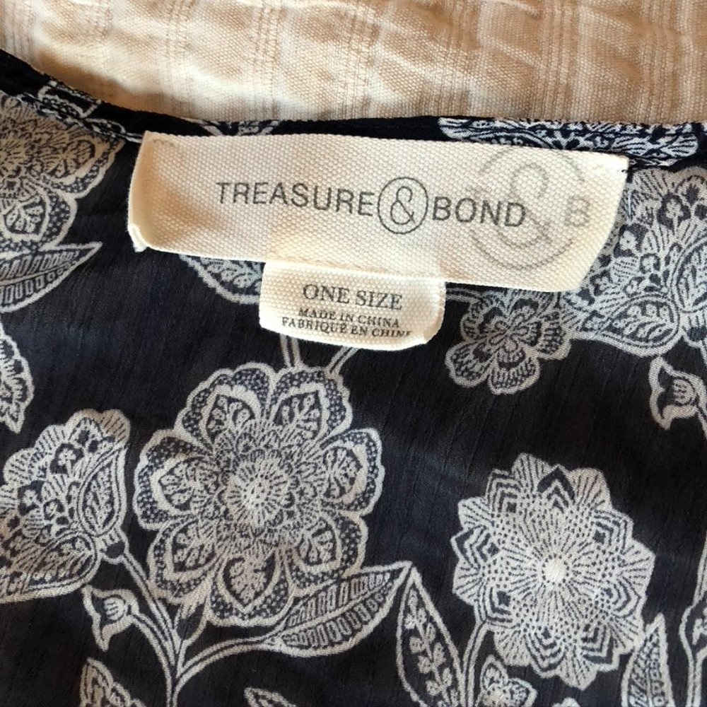 Treasure & Bond Kimono Vest - One Size - Picture 15 of 16